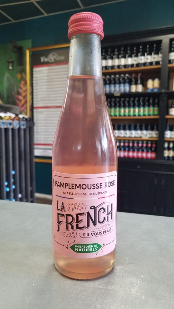Limonade pamplemousse rose et fleur de sel artisanale