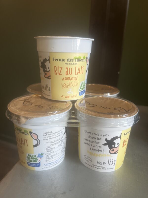 Riz au lait fermier